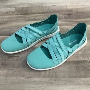 Merrell Women’s Atlantis Slip on Performance Shoes Size 6 Aqua Blue